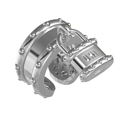 Արծաթյա Մատանի 18 mm / Lock5-18