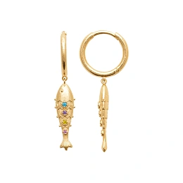 Maison de la Bijouterie 18K Позолоченные Серьги/ 2682405