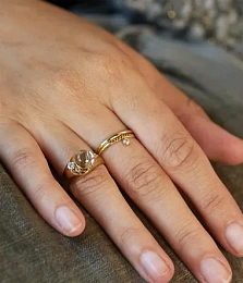 Zag Bijoux Մատանի/ SRS26896-01WHT54
