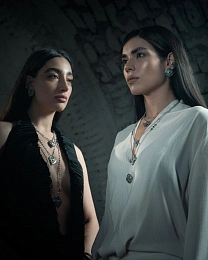 Silver Necklace "Shurishkan"/CD081