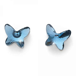 Earring Farfallina RH denim blue