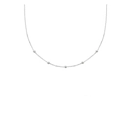 L'atelier Precieux Silver Necklace/ 87344645
