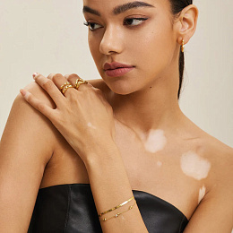 Ania Haie 14K Ոսկեպատ Արծաթյա Թևնոց/ B050-01G