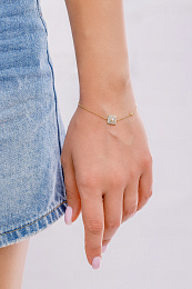 Ania Haie 14K Gold Plated Silver Bracelet/ B054-02G
