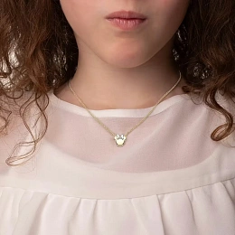 Disney Children's Silver Necklace/ NS00060QL