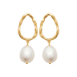 Maison de la Bijouterie 18K Gold Plated Earring/ 230150014
