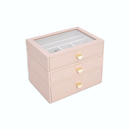 Blush Classic Jewellery Box (with drawers)