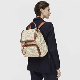 PVC.PU.POL.CO,BACKPACK K ICON BEIGE-MULT