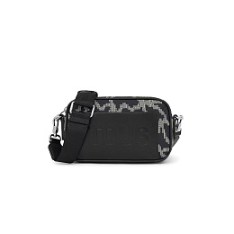 PU.PO.SI,HANDBAG-REP KPIX SFT MULT-BLCK