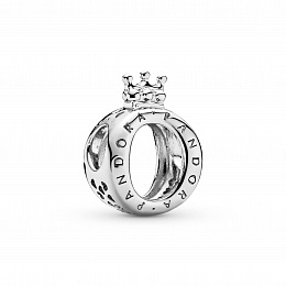 PANDORA crown O silver charm/Серебряный шарм Корона 