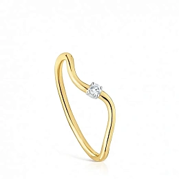 TOUS 18K Gold Ring/ 1004344414