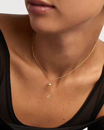 PDPAOLA 18K Gold Plated Silver Necklace/ CO01-863-U
