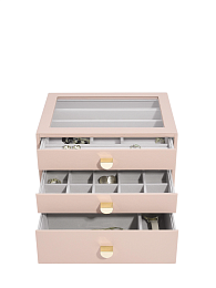 Blush Classic Jewellery Box (with drawers)