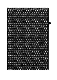 Wallet CLICK & SLIDE Sleek Diag. Carbon Black/Bla
