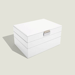 WHITE CLASSIC SET OF 3 STACKERS