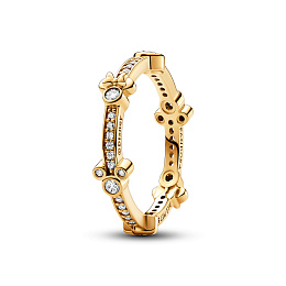 PANDORA Disney 14K Gold Plated Silver Ring/ 162957C01-54