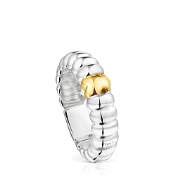 TOUS 18K Gold plated Silver Ring/ 211525610
