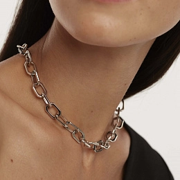 PDPAOLA Silver Necklace/ CO02-381-U