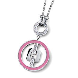 Necklace Moonlight STE CRY rose