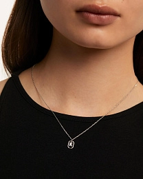PDPAOLA Silver Necklace/ CO02-522-U