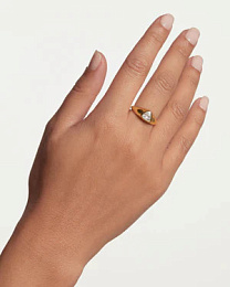 PDPAOLA 18K Gold Plated Silver Ring/ AN01-986-14