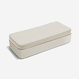 Oatmeal Large (with Petite) Travel Jewellery Box