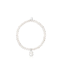 SILVER BRACELET CULTURED PEARL MOP