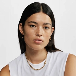 TOUS 18K Gold plated Silver Necklace/ 311692630