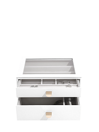 Pebble White Classic Drawer Set of 2