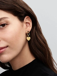 PANDORA ESSENCE 14K Gold Plated Silver Single Earring/ 263856C00