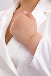Ania Haie 14K Ոսկեպատ Արծաթյա Թևնոց/ B037-01G