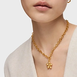 TOUS 18K Gold Plated Silver Pendant/ 1004318400