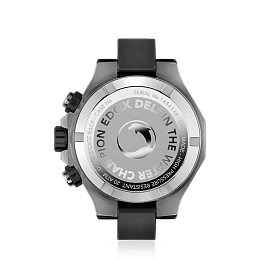 Delfin / steel non-rotating bezel / double casebac