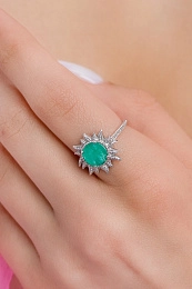 L'atelier Precieux Серебряное Кольцо/ 1937760-52