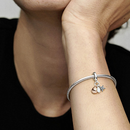 PANDORA Moments 14K Վարդագույն ոսկու պատվածքով Արծաթյա Չարմ/ 781690C01