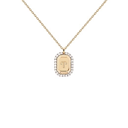 PDPAOLA 18K Gold Plated Silver Necklace/ CO01-568-U