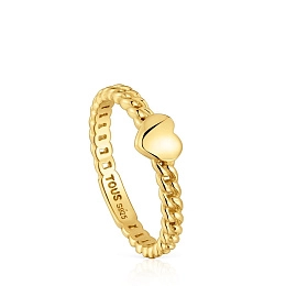 TOUS 18K Gold plated Silver Ring/ 1004106712