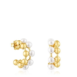 TOUS 18K Gold plated Silver Earring/ 211233500