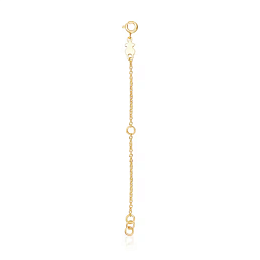 SILVER GOLD PLATED EXTENSION CHAIN 10CM