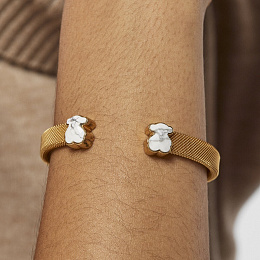 TOUS Серебряный браслет с 18K позолотой/013101560