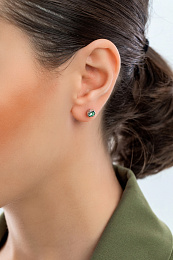 Sinaa: Crystal Stud Earring