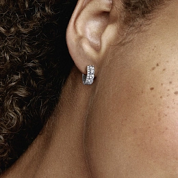 PANDORA Moments Silver Earring/ 290058C01