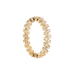 PDPAOLA 18K Gold Plated Silver Ring/ AN01-670-16