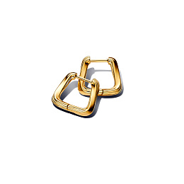 PANDORA ESSENCE 14K Позолоченные серебряные Серьги/ 263875C00