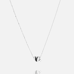 Zag Bijoux Stainless Steel Surgical Necklace/SNS23141-00WHT