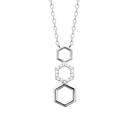 L'atelier Precieux Silver Necklace/ 87418145