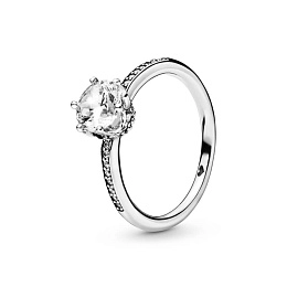PANDORA Moments Silver Ring/ 198289CZ-54