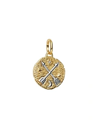 Pandora Talisman 14K Gold Plated Silver Charm/ 764081C01