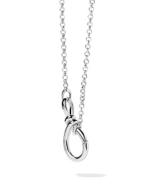 Stacker Clasp Silver Chain Necklace 