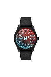 ANALOG WATCH 0 JWL SS LEATHER STRAP